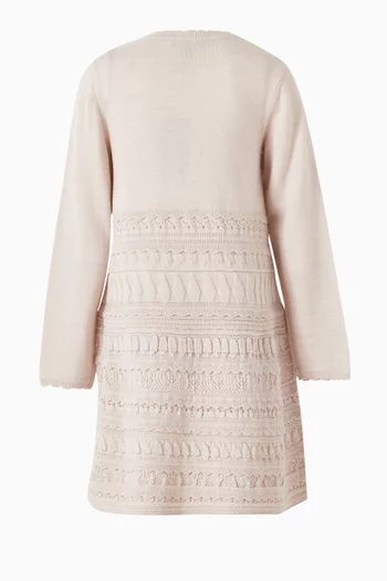 فستان متعدد الطبقات وكشكش مايكرو