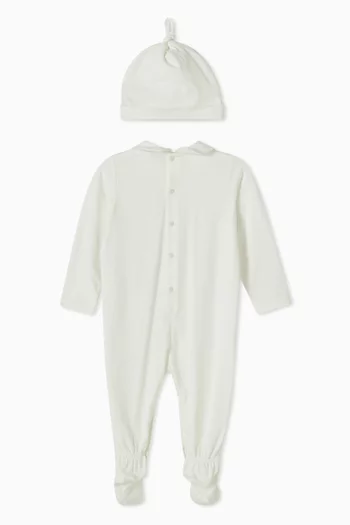 Contrast Logo Sleepsuit Gift Set