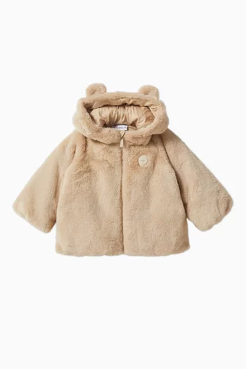 Faux Fur Hoodie