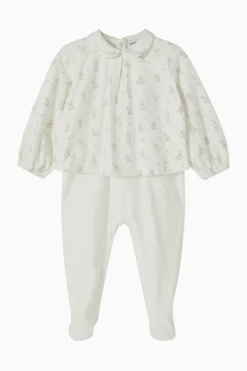 طقم قميص وبنطال بيتر رابيت