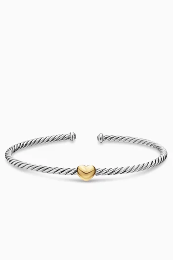 Micro Cable Flex® Heart Station Bracelet