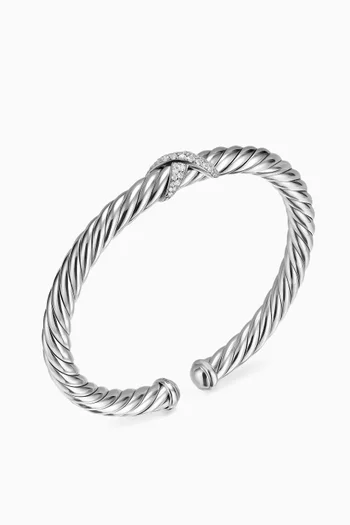 Cable Flex® Diamond Bracelet in Sterling Silver