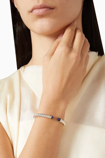 Cable Flex® Bracelet in Sterling Silver & 14kt Yellow Gold