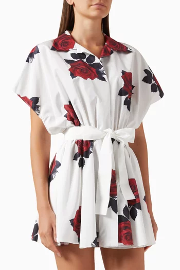 Super OS  BF NK Shirt Flared Mini Dress: