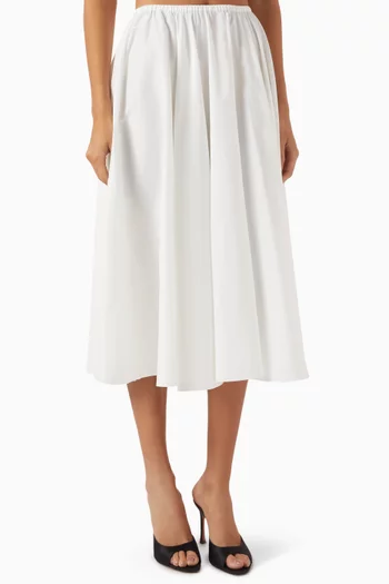 Flared Midi Skirt