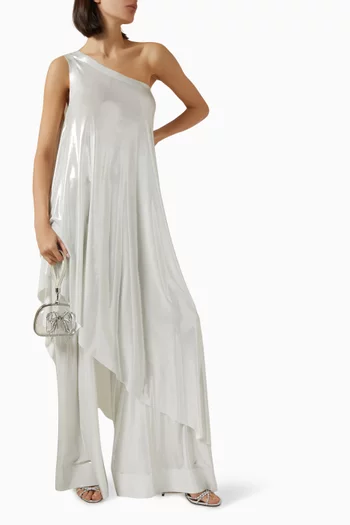 One-shoulder Diagonal Tunic