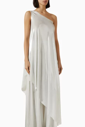 One-shoulder Diagonal Tunic