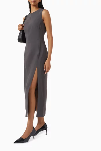 Slit Midi Dress