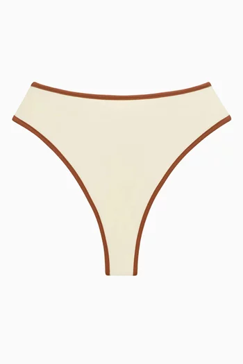 Binded Paula High-waisted Bikini Briefs