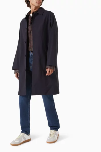 Car Coat in Wool Blend