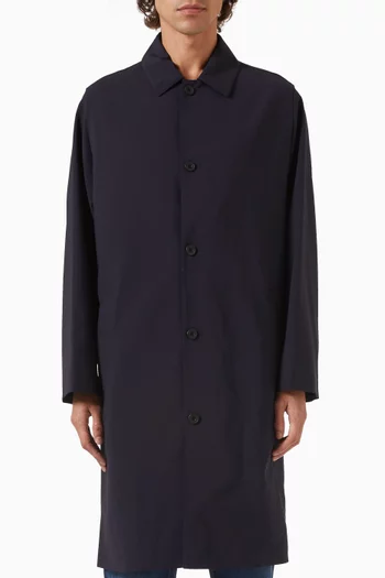 Car Coat in Wool Blend