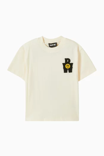 تي شيرت بطبعة دب يرتدي ملابس بيسبول قطن