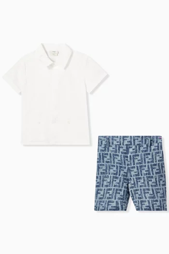 FF-print 2-piece Set in Linen