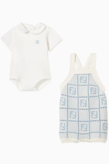 FF Crochet 2-piece Set in Cotton-knit