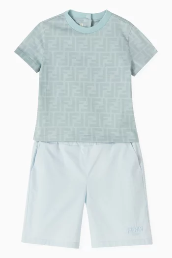 FF Logo T-shirt in Cotton