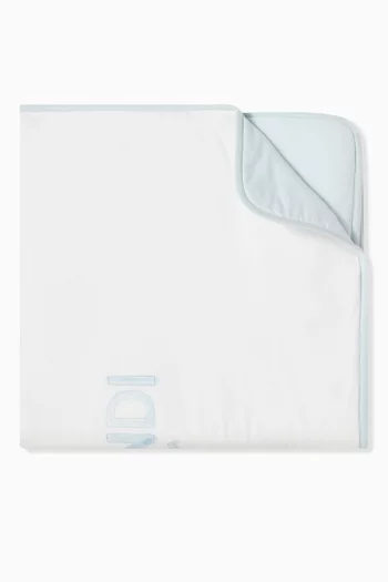 Logo-print Blanket in Cotton