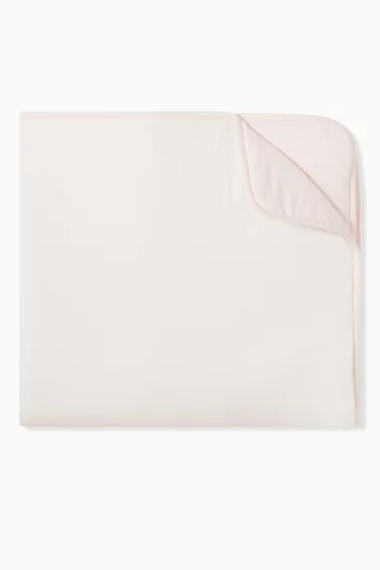 Logo-print Blanket in Cotton