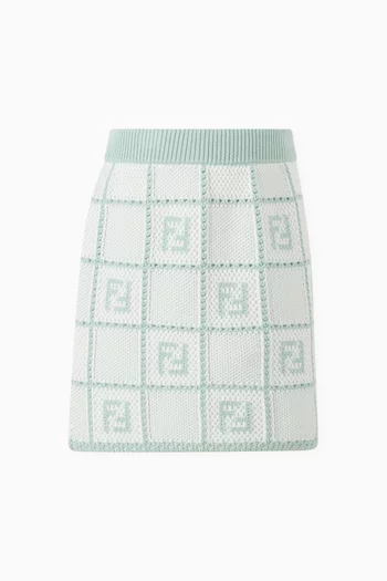 FF Crochet Skirt in Cotton-knit