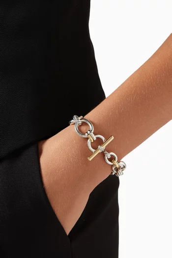 DY Mercer™ Chain Bracelet in Sterling Silver & Gold