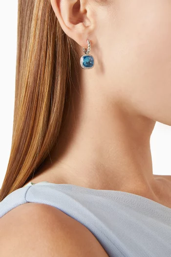 Albion® Topaz Drop Earrings in Sterling Silver
