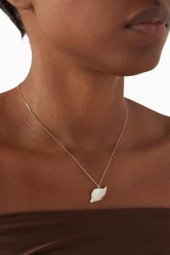 AngelOfMine 2.0 Pendant Necklace in 18kt Gold