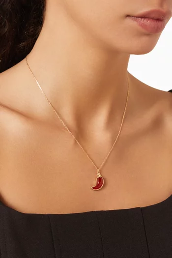 Poshspice Charm Necklace in 18kt Gold