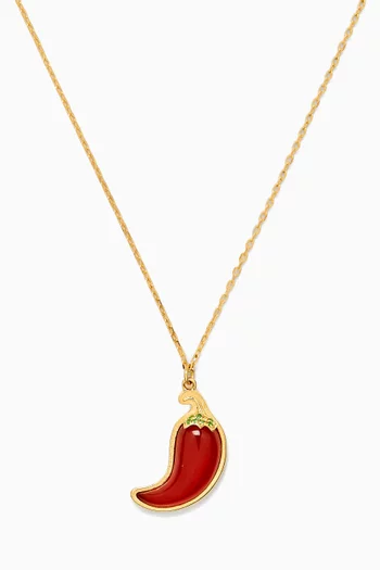 Poshspice Charm Necklace in 18kt Gold