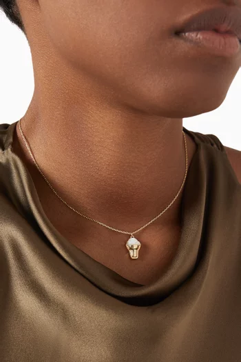 IceCream 2.0 Charm Necklace in 18kt Gold