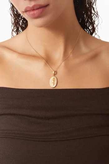 Sunglasses Charm Necklace in 18kt Gold