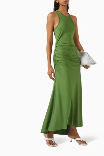 Asymmetric Tank Midi Dress