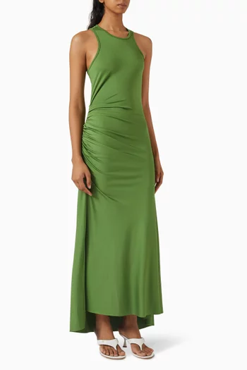 Asymmetric Tank Midi Dress
