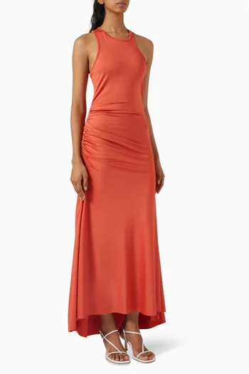 Asymmetric Tank Midi Dress