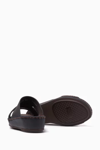Piega Cucire Sandals in Deercalf