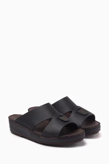 Piega Cucire Sandals in Deercalf