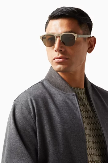 Panto Sunglasses in Acetate