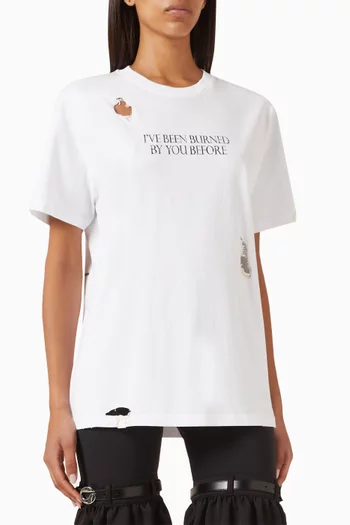 x Disney Burned By You Before T-shirt in Cotton