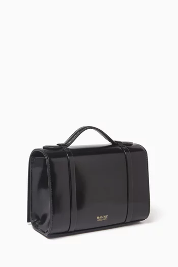 Small May Clutch in Brushed Calf Leather