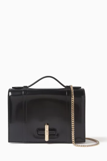 Small May Clutch in Brushed Calf Leather