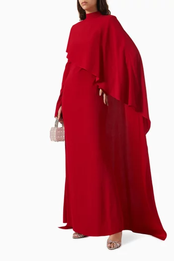 فستان كارينجتون بكاب كريب كادي