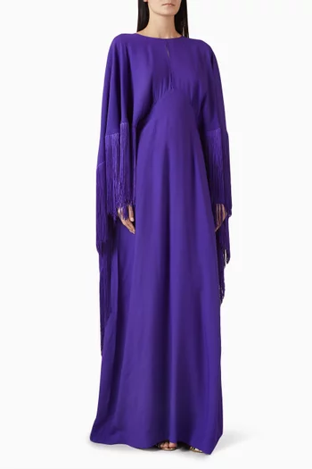 فستان 1975 بشرّابات كريب كادي