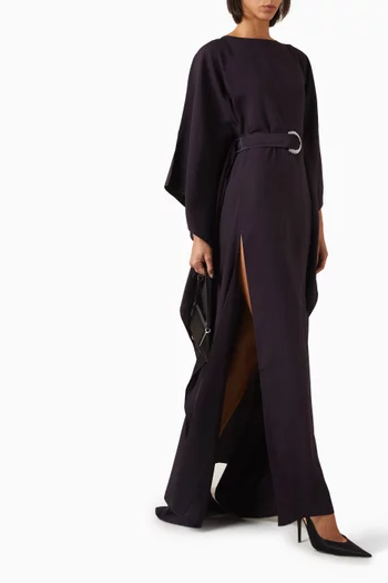 قفطان فيتز جيرالد بظهر مكشوف كريب كادي