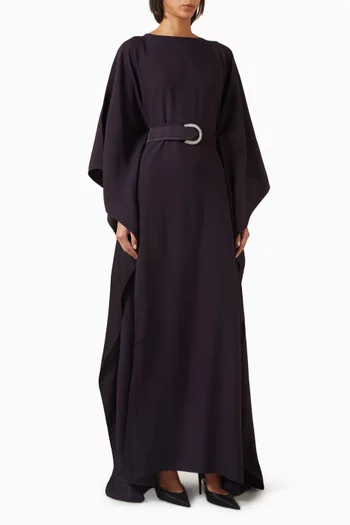 قفطان فيتز جيرالد بظهر مكشوف كريب كادي