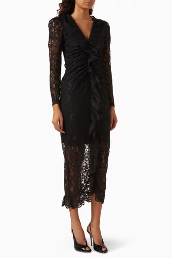 Ruffle Dress in Lace