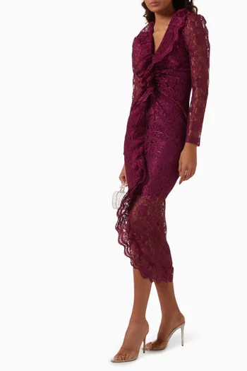 Ruffle Dress in Lace