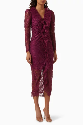 Ruffle Dress in Lace