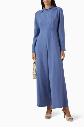 Shirt-style Jumpsuit