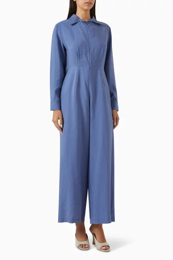 Shirt-style Jumpsuit