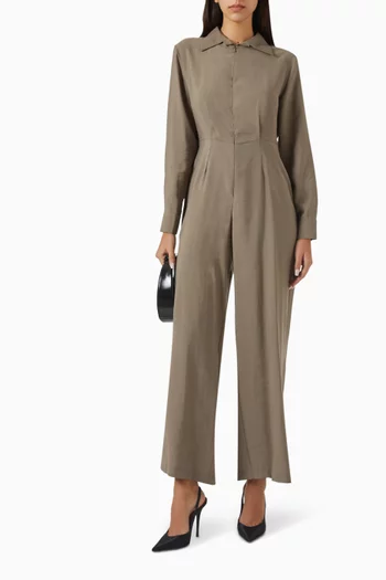 Shirt-style Jumpsuit