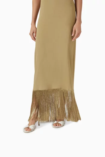 صندل فينا مفتوح من الخلف بكعب 70 مم جلد نابا