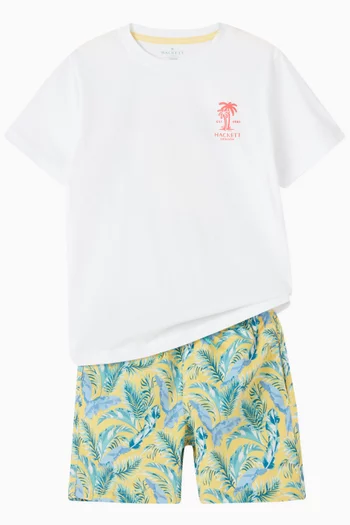 Palm Leaves Swim Shorts